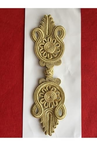 Japon Örgü Düğme Gold Rengi