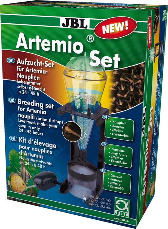 JBL Artemio Set canlı yem için yetiştirme seti (komple), 61060 balık - Seçenekler: Komple set, Kuluçka haznesi, Süzgeç kombinasyonu...