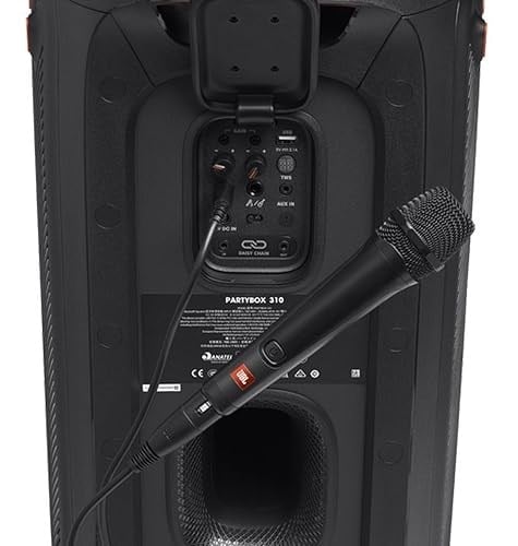 JBL Partybox Kablolu Mikrofon, Siyah