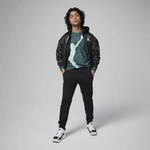 Jdb Jumpman Cement Ls Tee Erkek Jordan Sweat Yeşil L L
