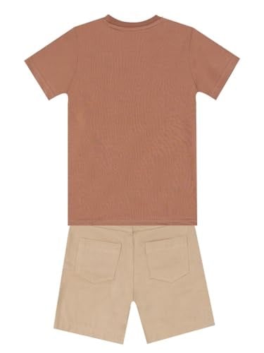 Jeep Mood Erkek Çocuk T-shirt Gabardin Şort Takım