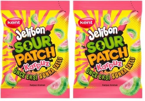 Jelibon Sour Patch Kids Karpuz Aromalı 160gr 2li paket