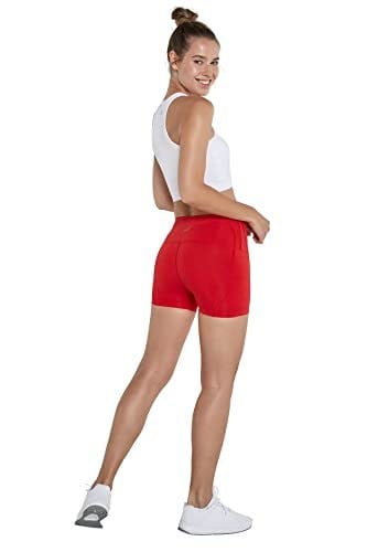 Jerf Aruba Toparlayıcı Mini Şort Kırmızı