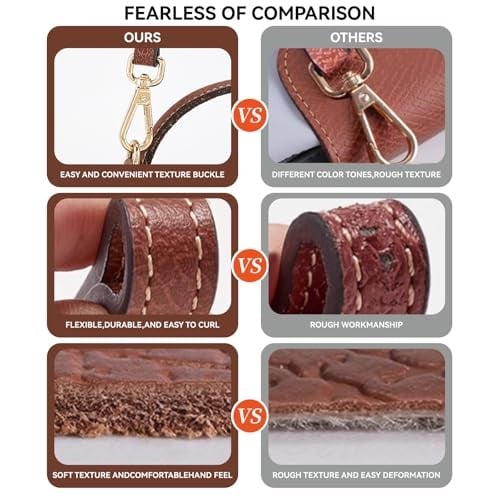 Jiesinlov Longchamp Le Pliage Mini Kılıfı için Deri Çanta Askıları Dönüşüm Kiti, Çanta Askısı Crossbody Ayarlanabilir Değiştirme