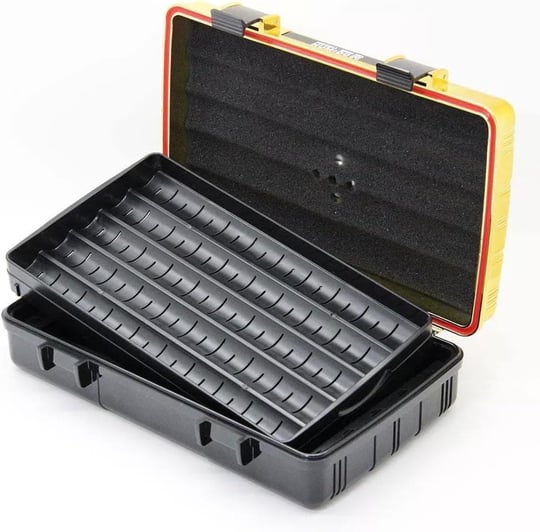 Jifeng Seyahat Tipi Puro Kutusu Humidor Gold (10Cigar)