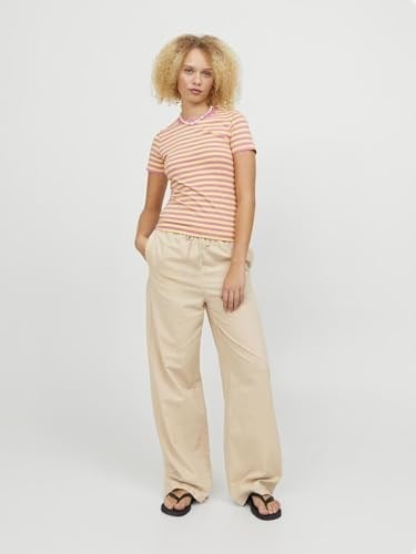 JJXX Jxflora Linen Blend Mw String Pant Sn Keten pantolon Kadın