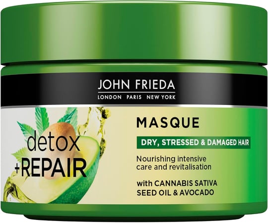 John Frieda Detoks Etkili Onarıcı ve Besleyici Bakım Maskesi (250 ml)