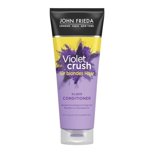 John Frieda Violet Crush Sarı Saçlara Özel Menekşe Özlü Mor Saç Bakım Kremi 250 ml - Seçenekler: 250 ml (Pack of 1), 250 ml (Pack of 1) (3 paketi)