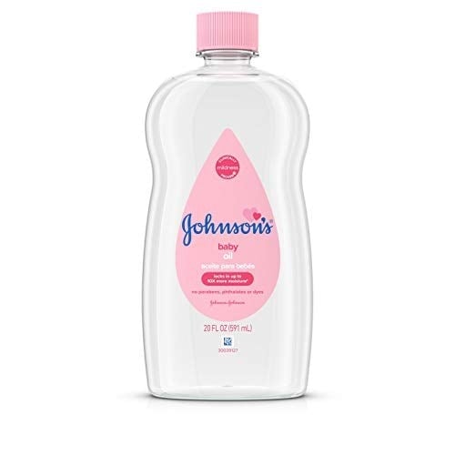 Johnsons Bebek Yağı, Nem Kaybını Önlemek için Saf Mineral Yağı, Orijinal 20 fl. oz