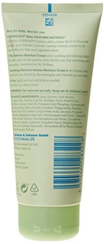 Johnsons bebek yatıştırıcı Naturals Intense Moisture Cream 100 ml