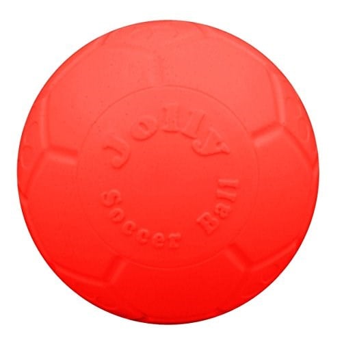 Jolly Pets-Jolly Evcil Orta Futbol Topu Yüzer-Zıplayan Köpek Oyuncak, 6 inç Çap, elma yeşili