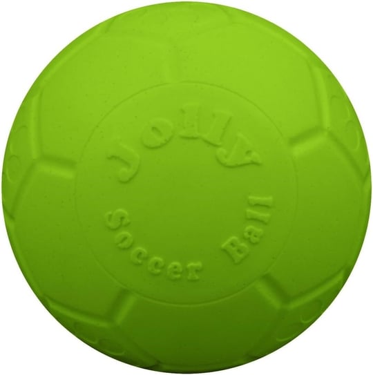Jolly Pets-Jolly Evcil Orta Futbol Topu Yüzer-Zıplayan Köpek Oyuncak, 6 inç Çap, elma yeşili