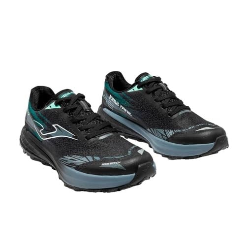 Joma TR-7 Erkek Patika Koşu Ayakkabısı Siyah Turkuaz TKTR7S2601 - Bedenler: 40 EU, 40.5 EU, 42 EU, 42.5 EU, 44 EU, 44.5 EU, 45 EU