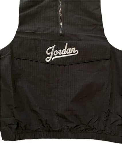 Jordan M J Flt Mvp Hbr Jkt Çocuk Rüzgarlık Siyah 8-10 YAŞ