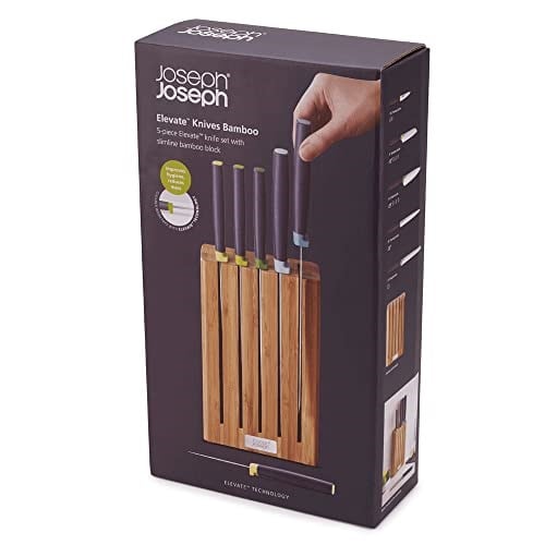 Joseph Joseph 10300 Elevate 5li Bıçak Bambu Blok Set