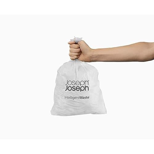 Joseph Joseph Intelligentwaste Organik Çöp Torbası, 50 Adet, 4 Litre, Şeffaf