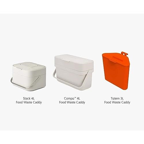 Joseph Joseph Intelligentwaste Organik Çöp Torbası, 50 Adet, 4 Litre, Şeffaf