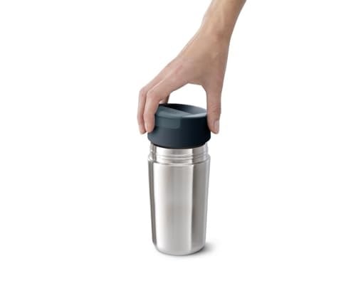 Joseph Joseph Sipp Çelik Travel Mug Büyük, Antrasit, 454 Ml