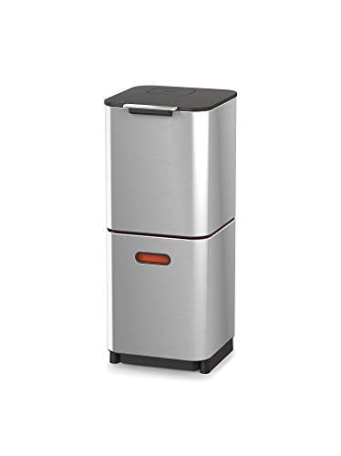 Joseph Joseph Totem Çöp Kovası, Paslanmaz Çelik, 40 Litre - Seçenekler: 40L, 60L