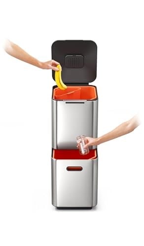 Joseph Joseph Totem Çöp Kovası, Paslanmaz Çelik, 40 Litre - Seçenekler: 40L, 60L