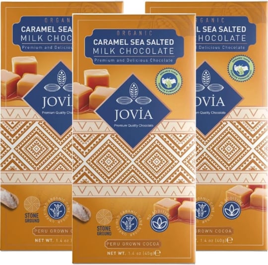 jovia premium quality chocolate Organik Sütlü Çikolata-karamel&deniz Tuzlu 3lü Avantaj