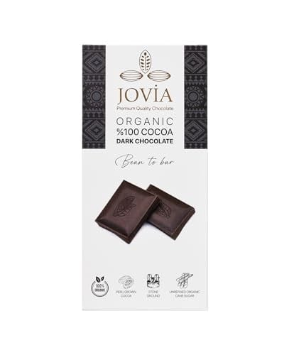 jovia premium quality chocolate ORGANİK ÇİKOLATA -%100 BİTTER SADE