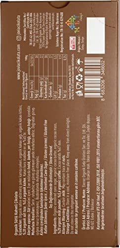 jovia premium quality chocolate Organik Sütlü Çikolata-kahveli 3lü Avantaj Paket