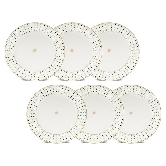 Jumbo Navy Yeşil 6lı Pasta Tabağı