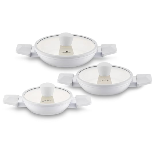 Jumbo Swiss Crystal 6 Parça Light Grey Sahan Seti