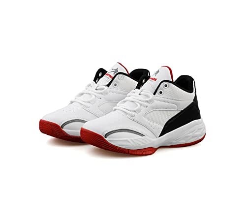Jump 27722 A White Black Red Genç Basketbol Ayakkabısı 27722-A-WHITE-BLACK-RED Beyaz
