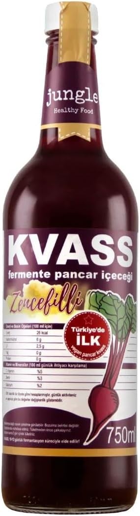 Jungle Healthy Food Zencefilli Pancar Kvass 750 mililitre