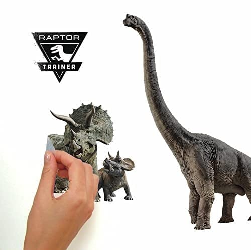 Jurassic World Fallen Kingdom Soy ve Yapıştır Duvar Çıkartmaları, RoomMatesten RMK3798SCS