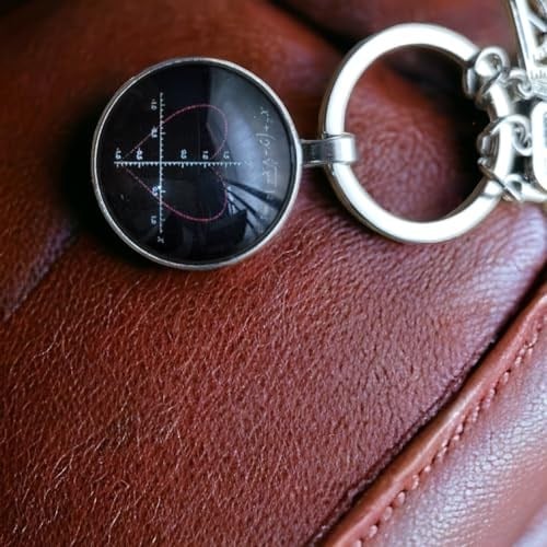 K.DOT Matematik Temalı Anahtarlık Kardiyoit Eğri Figürlü