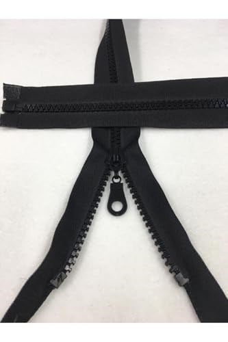 Kaban Mont Fermuarı 80 Cm Siyah