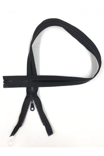 Kaban Mont Fermuarı 80 Cm Siyah