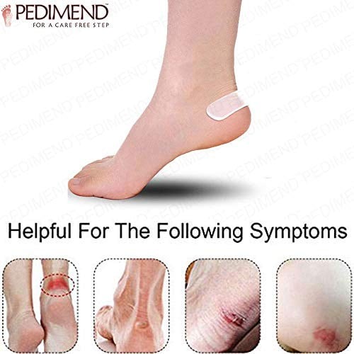 Kabarcık Pedimendtm kendinden yapışkanlı arka yeniden kullanılabilir silikon jel sahiptir (2PAIRS) | topuk yastık | önleyin/Shoe yaralanmaları/Hautreizungen | azaltın ayakkabı rende | Foot Care