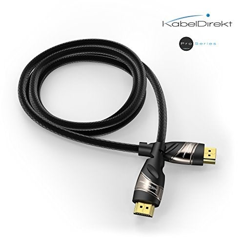 KabelDirekt – 4K HDMI kablosu – 10m (Ethernetli Yüksek Hızlı HDMI, 4K Ultra HD, 3D, Full HD, 1080p, HDR, ARC, PS5, XBOX, HDTV) - Seçenekler: 10m, 0,5m, 1m, 1,5m, 2m, 3m, 5m, 7,5m