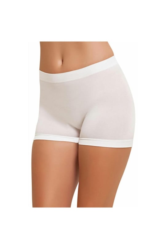Kadın Boxer, 6lı Set, Beyaz, XL Beden