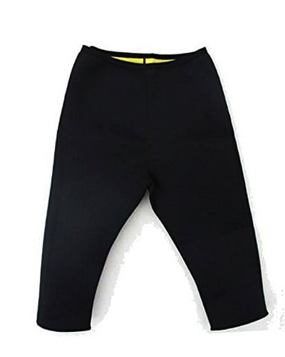 Kadın Hot Neopren Spor Pantolonu Kapri Pantolon Bel Antrenman Şekillendirici Terleme Pantolonu Panty