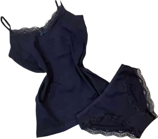 Kadın İp Askılı Dantel Detaylı Atlet Bikini Takım Pamuklı Esnek