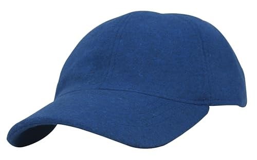 Kadın Mavi Yünlü Kışlık Beyzbol Kep Şapka
