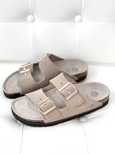 Kadın Terlik G104350 Genuins HAWAII Velour Sand
