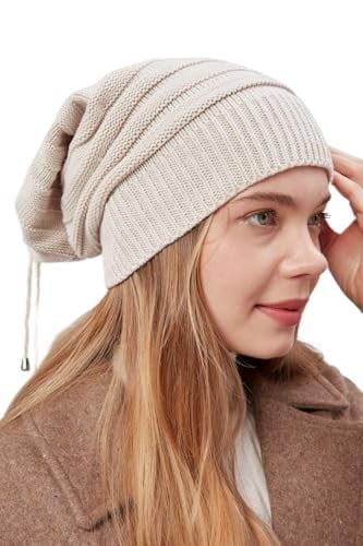 Kadın Triko Örgü Bere Boyunluk Outdoor Boyunluk Kırmızı