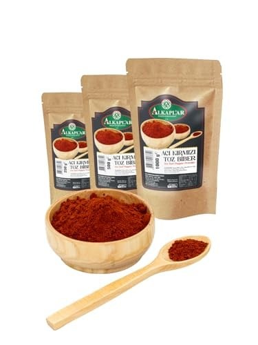 Kahramanmaraş Yöresel Acı Kırmızı Toz Biber – Alkaplar Biber (500 gr)