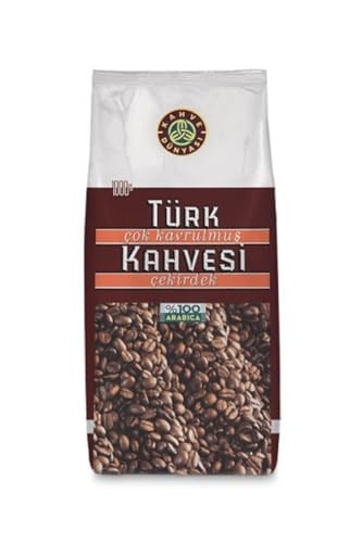 Kahve Dünyası Çok Kavrulmuş Türk Kahvesi Çekirdek 1 Kg.