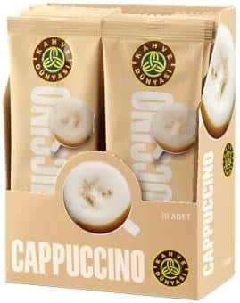 KAHVE DUNYASI Dünyası Özel Seri Sıcak Cappuccino, 10lu