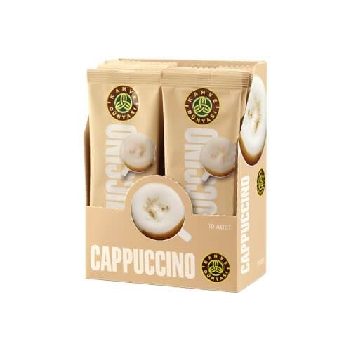 KAHVE DUNYASI Dünyası Özel Seri Sıcak Cappuccino, 10lu