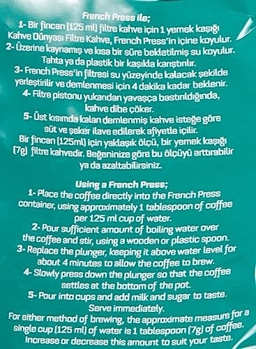 Kahve Dünyası Filtre Kahve 250gr