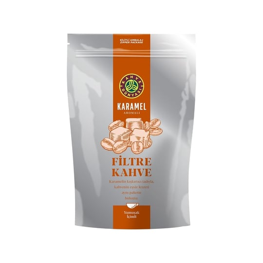Kahve Dünyası Filtre Kahve Karamel Aromalı Kilitli 250 gr