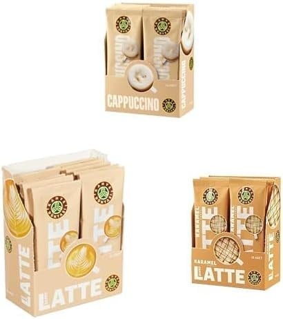 Kahve Dünyası Özel Seri Sıcak Cappuccino 10lu & Caffe Latte 10lu & Karamel Aromalı Caffe Latte 10lu